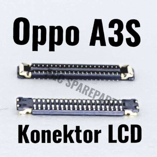 konektor lcd oppo a3s