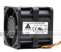 【YD】 The 6056 double motor 6CM high speed turbo fan violence 12V 1.92A GFC0612DS cooling Shipping