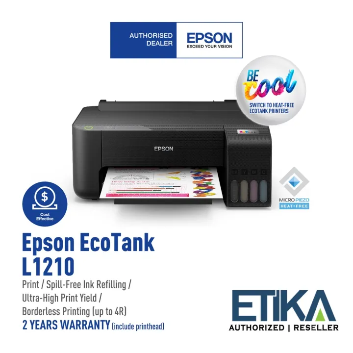Epson Ecotank L1210 A4 Ink Tank Printer Print Only Lazada 0146