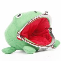 Women Frog Wallet Anime Cartoon Wallet Coin Purse Manga Lovely Small Soft Furry Wallet Cute Purse Coin Holder for Girl Kids