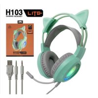 EGA H103 Lite Gaming Headset LED Lighting Green