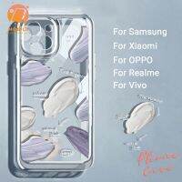 เคสโทรศัพท์ เคสไอโฟน เคสมือถือ เคส for Samsung A12 S22 Ultra A53 A22 A52 A20 A10S A20S A51 A50 A03 S21 FE ฝาครอบกล้อง กันกระแทก ภาพวาดสีน้ำมันสีเคส กรอบมือถือ กรอบโทรศัพท์ กรอบไอโฟน Mobile Accessory Hub