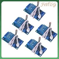 FEELDG 5pcs XH-M131 โมดูลรีเลย์ photoresistor 10A DC 5V เซนเซอร์ตรวจจับ สวิตช์ไฟสวิตช์ ควบคุมความสว่างอัตโนมัติ Arduino สำหรับเด็ก