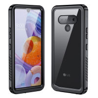 LG Stylo 6 Waterproof Case, RUILEAN Snowproof Dustproof Shockproof Built-in Screen Protector IP68 Sealed Full Body Protection Underwater Casing Cover for LG Stylo 6