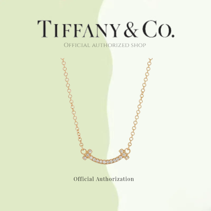 Tiffany T Smile Pendant and Earrings Set