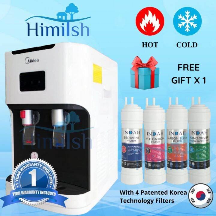 Midea Hot & Cold Mild Alkaline Water Dispenser Model X6 with 4