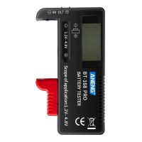 41QF BT168 PRO Battery Capacity Tester for 9V 3.7V 1.5V AA AAA Cell C D 18650 Battery