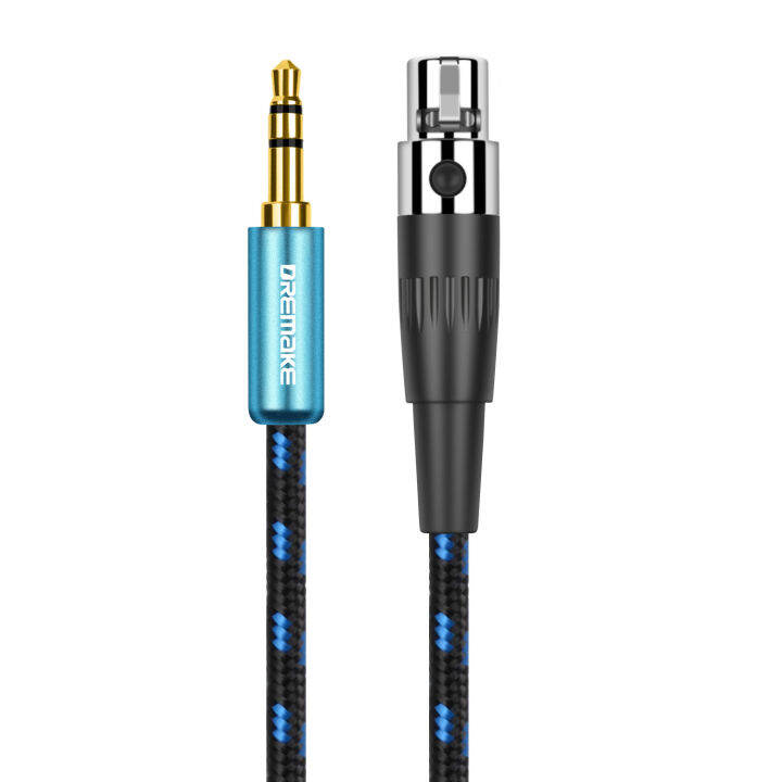 Dremake Mm Trs Aux Male To Mini Xlr Pin Female Audio Cable Mini Xlr To Inch Stereo