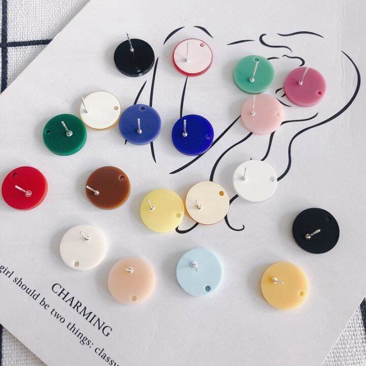 10pcs-diy-round-earring-settings-candy-color-acrylic-earrings-conncetors-stud-earrings-base-for-handmade-jewelry-making