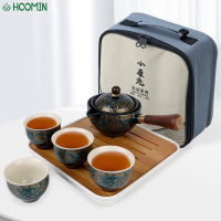 ถ้วยชาเซรามิกสำหรับ Puer 360 Rotation Tea Maker And Infuser Flowers Exquisite Shape Porcelain Chinese Gongfu Tea Set