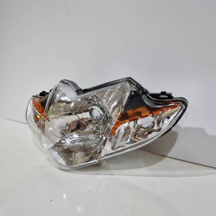 ไฟหน้า-wave-110-i-หัวฉีด-ตาเพชร-ติดรถ-5ขั้ว-โคมใส-work-series-headlight