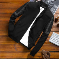 Men Baseball Jacket Spring Thin Mens Bomber Pilot Jackets and Coats Casual Solid Color Jacket Autumn Outerwear Zipper Pockets