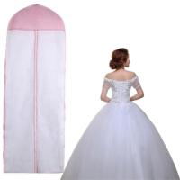 Breathable Wedding Prom Dress Gown Garment Clothes Cover Dustproof Storage Bag Bridal Gown Long Clothes Protector Case Wardrobe Organisers