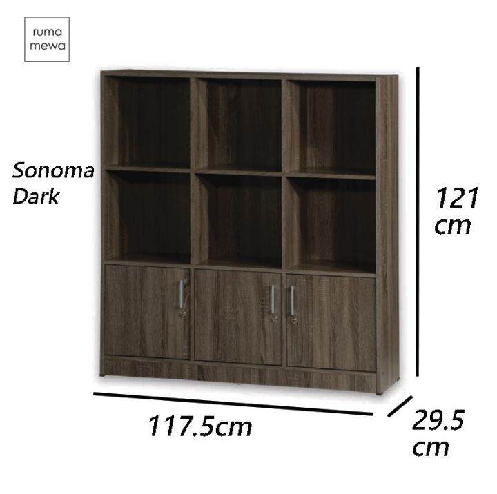 [rumamewa] Medium Height Bookcase / Filing / Multipurpose