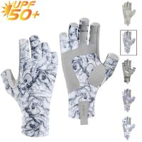 hotx【DT】 Riverruns Fingerless Fishing Gloves Men Boating Kayaking Womans Hiking Cycling