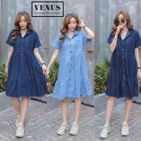 ส่งเร็ว! All88style ?? 
Jeans Dress เดรสผ้ายีนเนื้อดี แต่งกระดุมเรียบหน้า งานสวยน่ารักมากๆนะคะ แม๊ทกับรองเท้าผ้าใบ