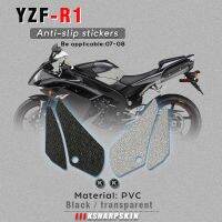 Motorcycle Non-slip Sticker Grips Protector Sticker Decal Gas Knee Grip Tank Traction Pad decals For YAMAHA 07-08 YZF-R1 yzfr1