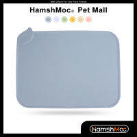 Hampshmoc กันน้ำสัตว์เลี้ยง Placemat ลื่นแมวให้อาหารเสื่อมัลติฟังก์ชั่อาหารเสื่อป้องกันน้ำล้นอาหารระเบียบบนพื้นสำหรับแมวสุนัข