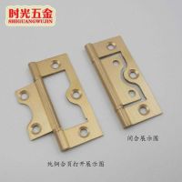 Mother hinge 2.5 inch 3 pure coppers cupboard door letter Chinese brushed gold single page