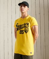 SUPERDRY COLLEGIATE GRAPHIC T-SHIRT 185 - เสื้อยืด สำหรับผู้ชาย สี Nautical Yellow