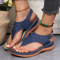 【CW】New Women Summer Shoe 2022 Platform Non-slip Sandals Women Closed Toe Wedge Sandals Ladies Light Casual Shoes Large Size