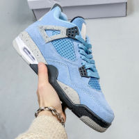 HOT 【 Original straight NK* Ar-J0dn-4 Vin- T-Age- Culture Fashion Basketball Shoes All Match Trendy Casual Sports Shoes Blue [Free Shipping]