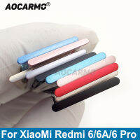 Aocarmo สำหรับ XiaoMi Redmi 6 6A 6 Pro 6Pro โลหะพลาสติกนาโนซิมการ์ดถาดใส่การ์ด MicroSD เปลี่ยนส่วน-WJJEE SHOP