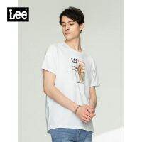 Lee21 ฤดูใบไม้ร่วงผลิตภัณฑ์ใหม่ 101_Standard Edition พิมพ์เสื้อยืดแขนสั้นผู้ชายหลากสี LMT0011523RX H3OW