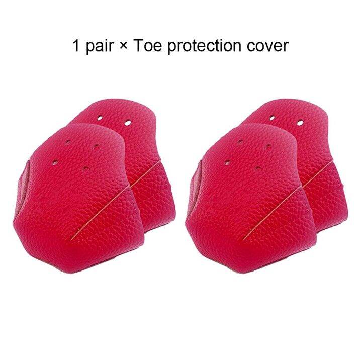 1-pair-skates-roller-anti-friction-feet-toe-cap-guard-leather-skating-cover-protectors-for-outdoor-training-orange