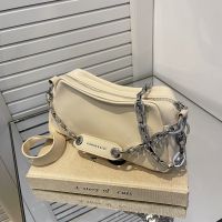 Chain Bag Messenger Bag Womens Bag Foreign Style Shoulder Bag 2022 New Trendy Ins Solid Color Small Bag Temperament Casual Bag