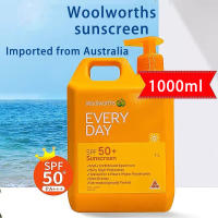 ขายดี Woolworths sunscreen SPF50+ full body sunscreen sunscreen lotion 1000ml 1L