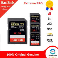 Original (COD) SanDisk Extreme Pro SD Card 32GB/64GB/128GB/256GB/512GB U3 4K 170การ์ดหน่วยความจำเมกะไบต์/วินาทีสำหรับกล้อง