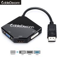 big displayPort DP HUB to hdmi VGA DVI  adapter Cable Male to Female Converter for PC Monitor Projector Cables