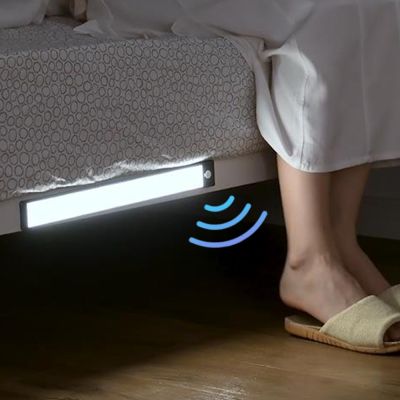 ◇ LED Motion Sensor Light Night Light Wireless USB Under Cabinet Light For Kitchen Cabinet Bedroom Wardrobe Sensor Indoor Lighting