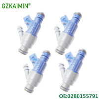 SET 4 ORIGIANLSTAND QUALITY Fuel Injector Nozzle For Volkswaen Golf Jet-ta Beetle 2.0L OE 0280155791 0 280 155 791