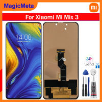 MagicMeta หน้าจอ TFT สำหรับ Xiaomi Mi Mix 3ชิ้นส่วนจอสัมผัสแอลซีดีของเครื่องแปลงดิจิทัลสำหรับ Xiaomi Mi Mix 3 M1810E5A อะไหล่เปลี่ยนจอ LCD