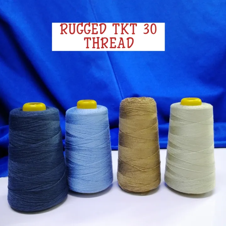 THREAD RUGGED TKT30 SEWING THREAD POLYESTER 2000 YARDS PER CONE