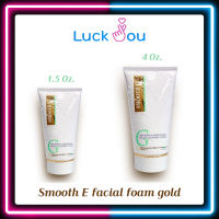 SMOOTH E GOLD WHITENING &amp; MOISTURIZING FACIAL CLEANSING FOAM - สมูทอี โกลด์ ไวท์เทนนิ่ง 1.5 Oz. / 4 Oz.