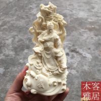 ✜☃ Ivory fruit duke guan furnishing articles wu mammon guan Sir Zhong guan yu car decoration gifts and household Buddha arts and crafts