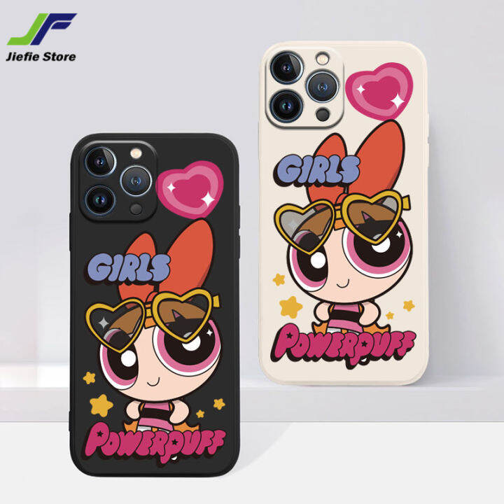 เคสโทรศัพท์การ์ตูนลายเด็กผู้หญิงบินได้สำหรับ-iphone-14-plus-14-pro-max-13-pro-max-12-pro-max-11-pro-max-6-6s-6-plus-6s-plus-7-8-plus-8-plus-x-xr-xs-max-สาวน่ารักเคสห่อหุ้มขอบตรง