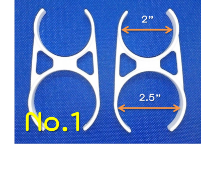 คลิปจับกระบอกกรองน้ำ ตัวจับกระบอกกรองน้ำ  สำหรับยึดกระบอกกรองหรือไส้กรองแบบ INLINE  แคปซูล แบบที่ 1