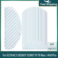 For Ecovacs DEEBOT OZMO T8 T8 AIVI T8 Max T9 Power/Max Robot Vacuum Cleaner Mop Rag Mop Pad Parts Washable Microfiber Mop Cloth