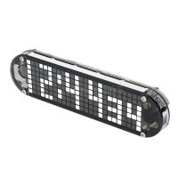 new365 DS3231 High Accuracy DIY Digital Dot Matrix LED Alarm Clock Kit with TranTH