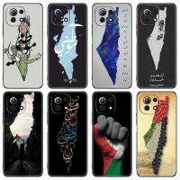 Palestine Map Arabic Phone Case For Xiaomi Mi POCO X3 NFC F3 GT M3 10T 11T 11X Pro 11i A2 11 Lite NE 5G CiVi Soft Black Cover