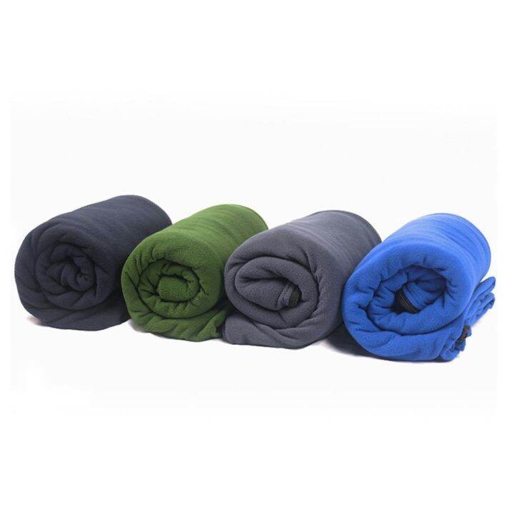 ผ้าห่มผ้าฟรีส-โพลีเอสเตอร์-100-fleece-blanket-sleeping-bag