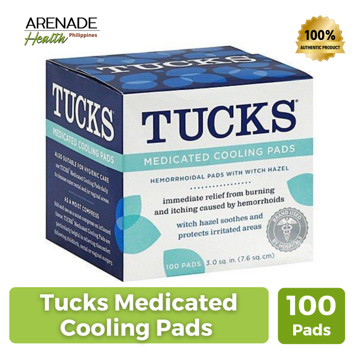 Tucks Medicated Cooling Pads 100 Pads (PACKAGING MAY VARY) Lazada PH