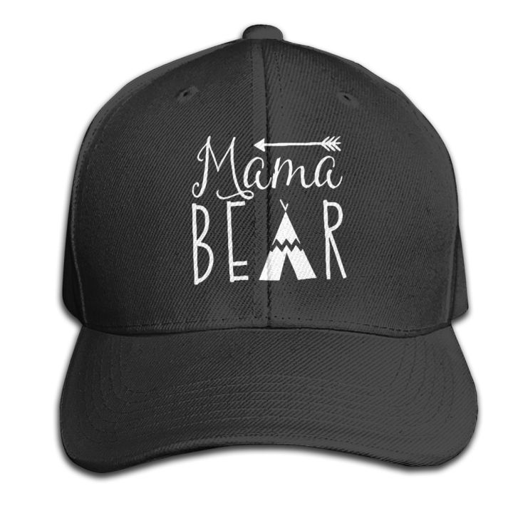 2023-new-fashion-mens-washed-baseball-cap-papa-mama-bear-family-outfit-mama-bear-baseball-cap-golf-dad-hat-for-men-and-women-contact-the-seller-for-personalized-customization-of-the-logo