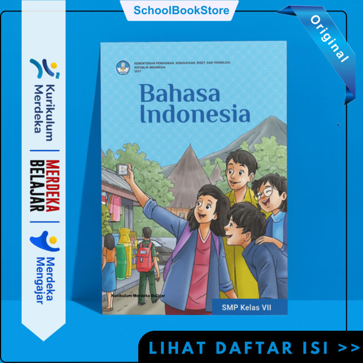 Buku Paket Bahasa Indonesia Kelas 7 SMP Kurikulum Merdeka Belajar ...