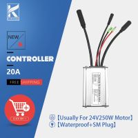 【LZ】♧▲▽  Kunteng ebike controlador 24v250w 20a brushless 6 mosfet kt onda quadrada controlador de bicicleta elétrica roda kit