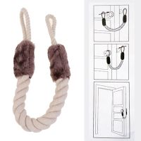 Rope Knot Cotton Door Stop Hanging On Door Handle Easy to Use Doorstop Room Door Decoration for Home Bedroom Door Hardware Locks